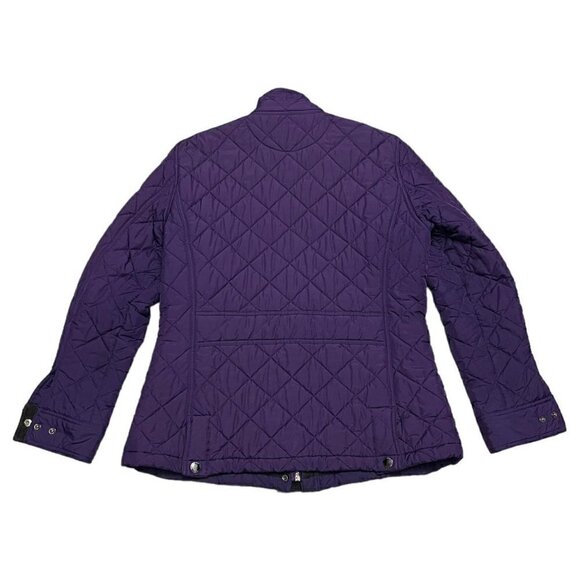 LAUREN Ralph Lauren Petite Luxury Designer Padded Bomber Jacket Large Petite - Picture 6 of 6